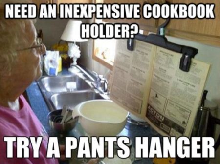 Inexpensive cookbook holder