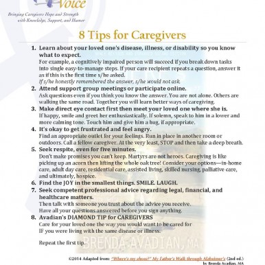 Eight Tips for Caregivers - Avadian