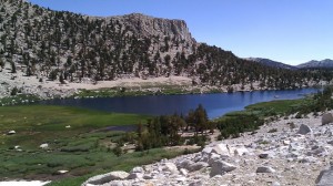 Mt Langley - Clear Lakes and sky above 11,000 feet