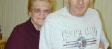 Caregiver Marion with her husband Don Riley