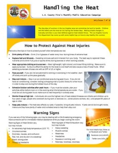 How to protect against heat injuries 