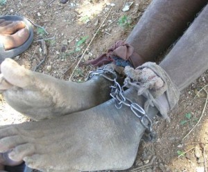 Dementia Namibia - Ndjinjaa chained