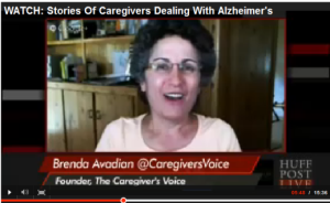 Brenda Avadian The Caregiver's Voice on HUFFPost Live