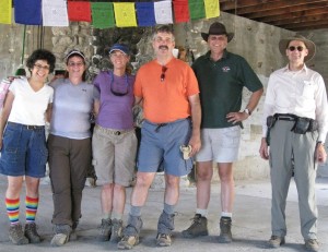 Brenda Avadian w hiking friends at Ashram near Mt Whitney - Web