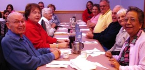 Caregivers out for dinner