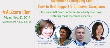#ALZchat for Alzheimer Caregivers