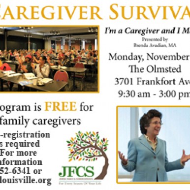 Caregiver Survival Conference Nov 10 Louisville, KY
