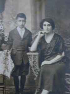 Martin Avadian and his mother