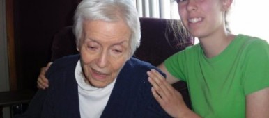 Leah Bender and Grandma 2009