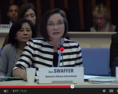 Kate Swaffer Dementia Alliance International at WHO Ministerial Conference - Web