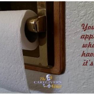 You never appreciate what you have...TP