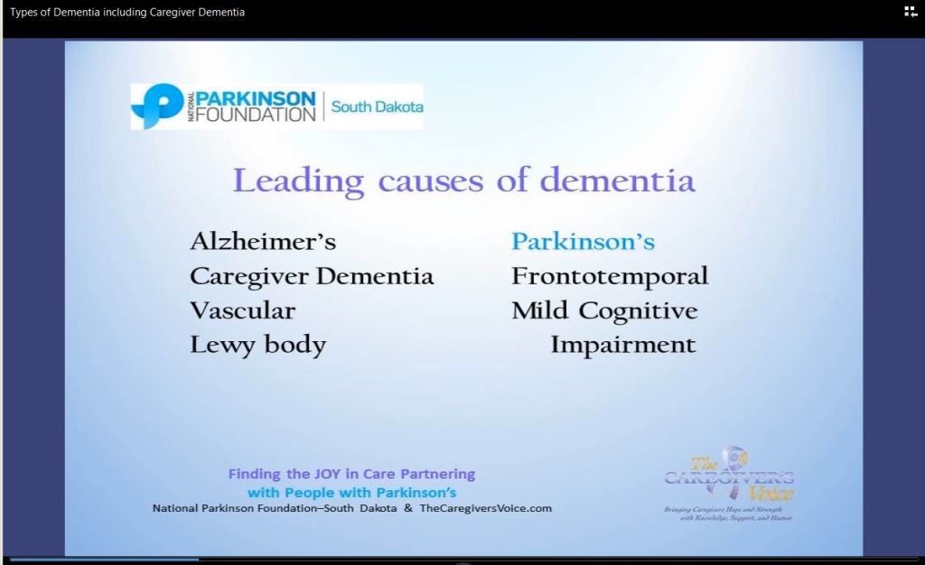 Types of Dementia including Caregiver Dementia