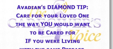 Caregiver TIP 8 - Avadian Diamond Tip for Caregivers