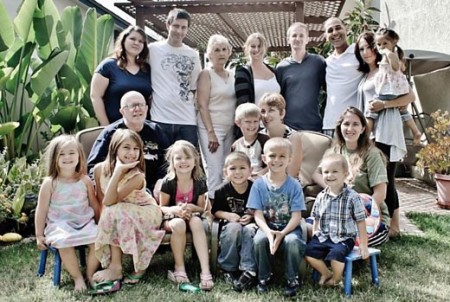 Joe Potocny and his family