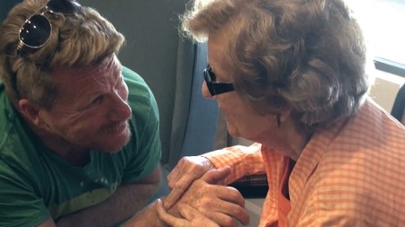 Kenn Voegele with his mom who has Alzheimer's
