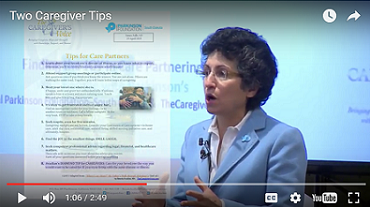 Brenda Avadian presenting Caregiver Tips 1