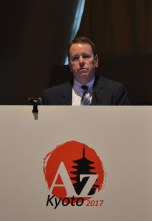 John Sandblom Speaking in Kyoto Japan