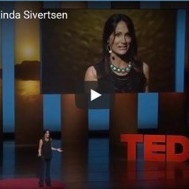 Screenshot of Linda Sivertsen's TED talk about Time Debt