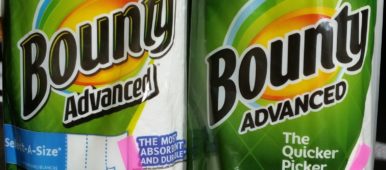 Bounty Paper Towels - Same price Fewer sheets