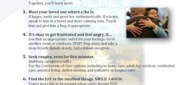 Updated Caregiver TIPS - Avadian The Caregiver's Voice