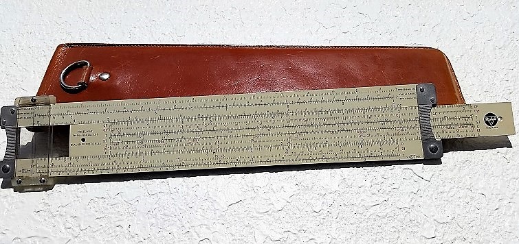 Slide rule - used for multiplication, division, square root