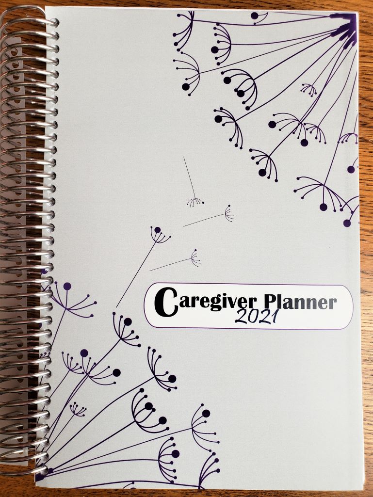 Caregiver Planner spiral-bound scheduling book