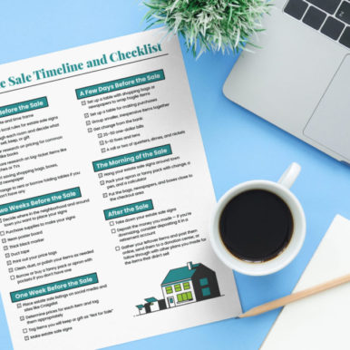 Estate Sale Timeline and Checklist