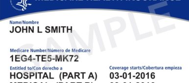 Medicare Health Insurance Card from Medicare.gov TCV