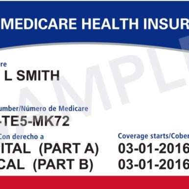 Medicare Health Insurance Card from Medicare.gov TCV