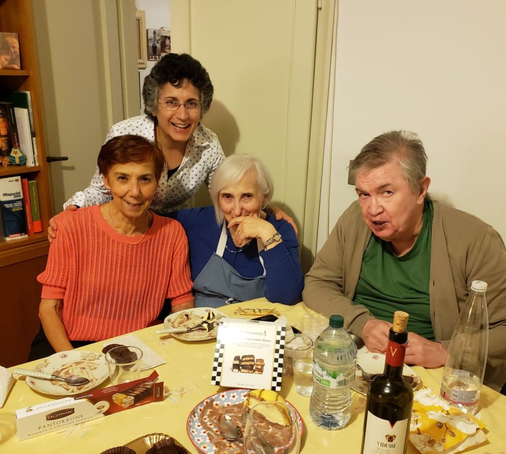 From Left to Right: Beatrice.  Brenda Avadian. Mauretta Bernardini. Geoffrey