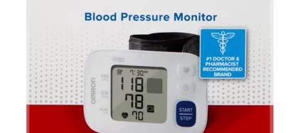 Omron Wrist Blood Pressure Monitor - box