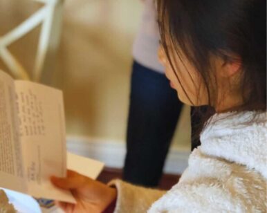 Ed Han's daughter reading A Final Message