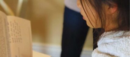 Ed Han's daughter reading A Final Message